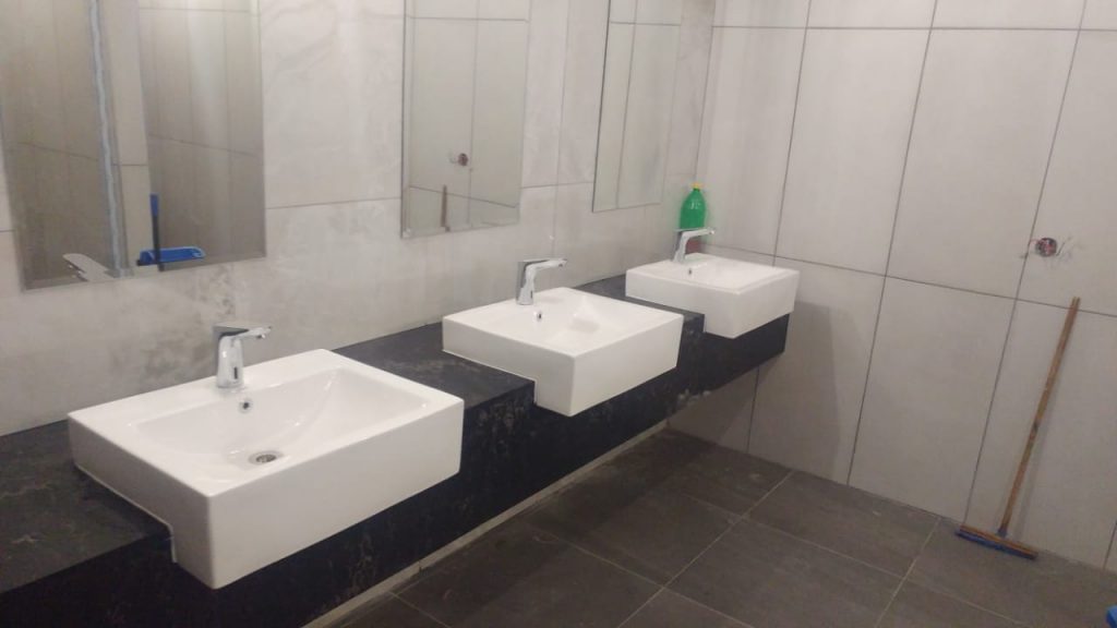 Complete Renovation of Washbasins Rynfield Terrance Shopping Centre