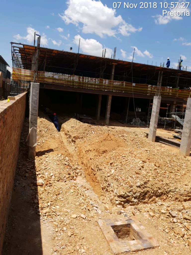 Storm Water, Wastewater at Roundabout